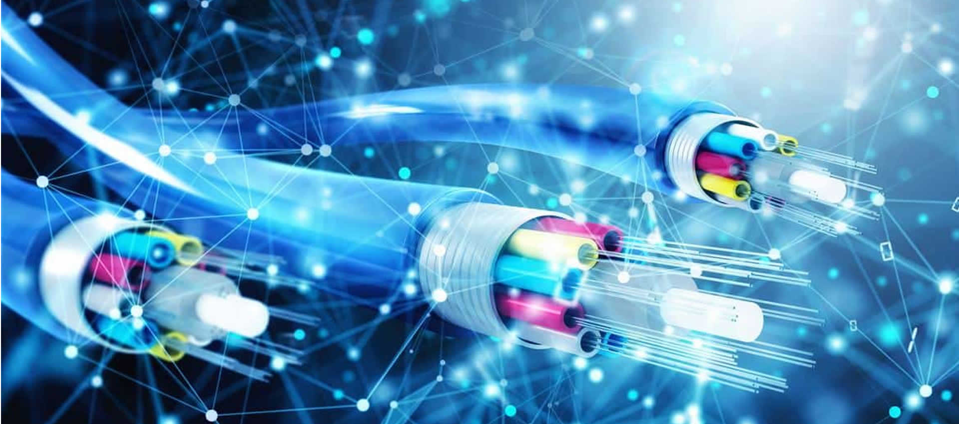 Rede de fibra óptica de alta velocidade